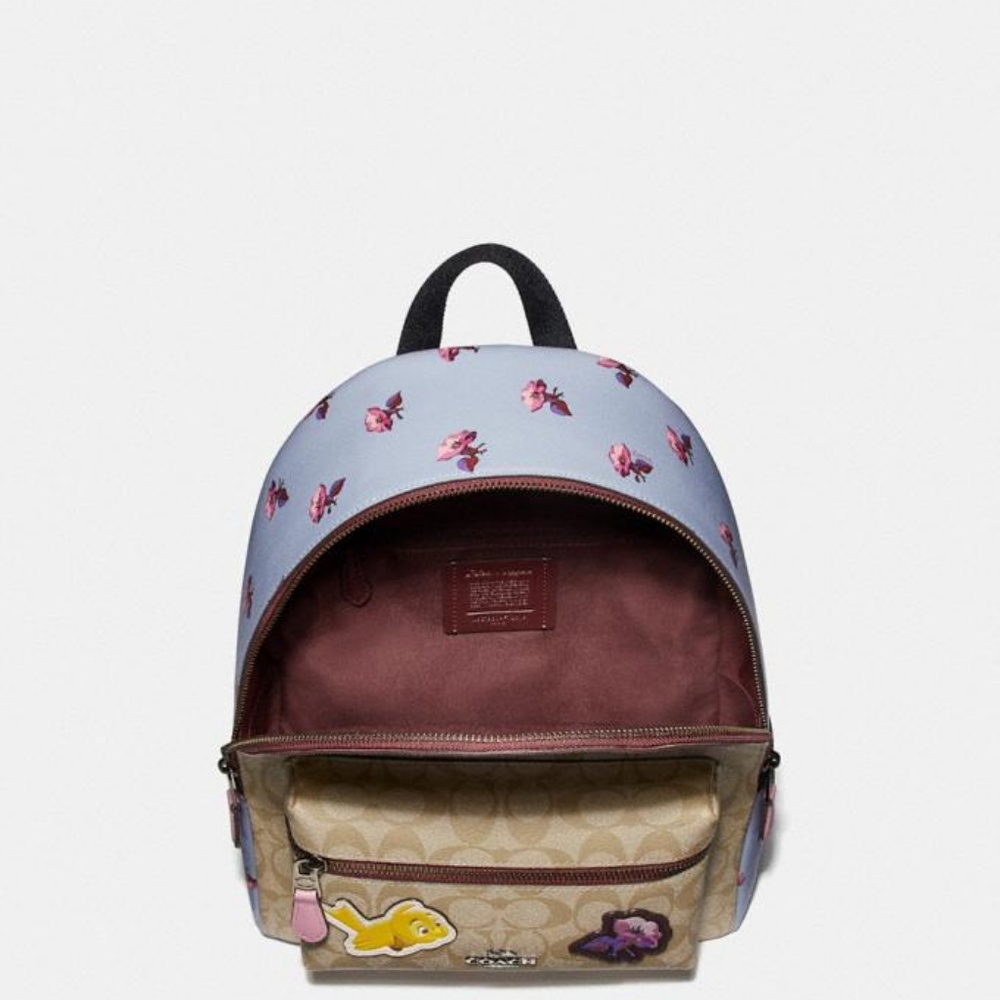 DisneyX Coach Md Charlie sleeping beauty Backpack - Picture 2 of 3